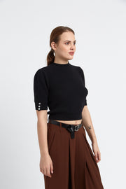PULL FEMME DOUCEUR LEA NOIR